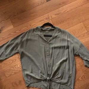 Forrest green brandy Melville blouse
